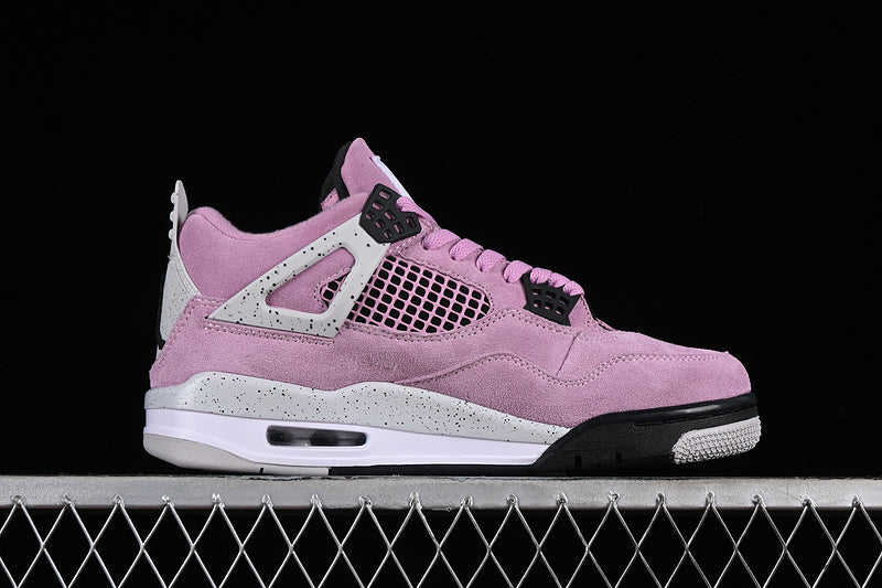 Nike Air Jordan 4 Retro Rose Red Neutral Grey Sneakers