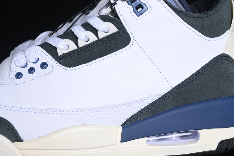 Nike Air Jordan 3 Retro OG SP Anthracite Diffused Blue White Sneakers