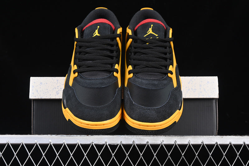 Nike Air Jordan 4 Bruce Lee Remastered Black Yellow Sneakers