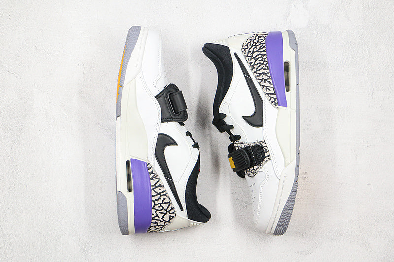 Nike Air Jordan Legacy 312 Low GS Lakers White Black Sneakers