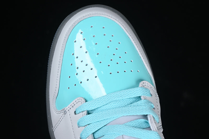 Nike Air Jordan 1 Low Photon Dust Aurora Green Smoke Grey Sneakers