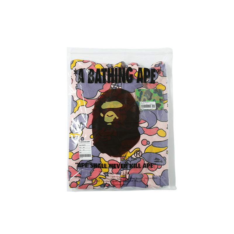 A Bathing Ape BAPE Shark Head STA Star Camouflage Hoodie Pink