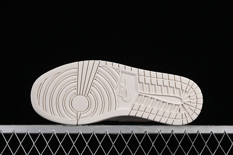 Nike Air Jordan 1 Low Supreme White Sneakers