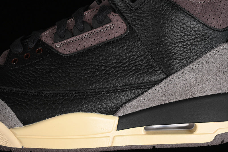 Nike Air Jordan 3 Retro A Ma Maniere Black Flat Pewter Violet Ore Sneakers