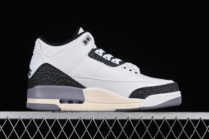 Nike Air Jordan 3 Retro Cement Grey White Sneakers