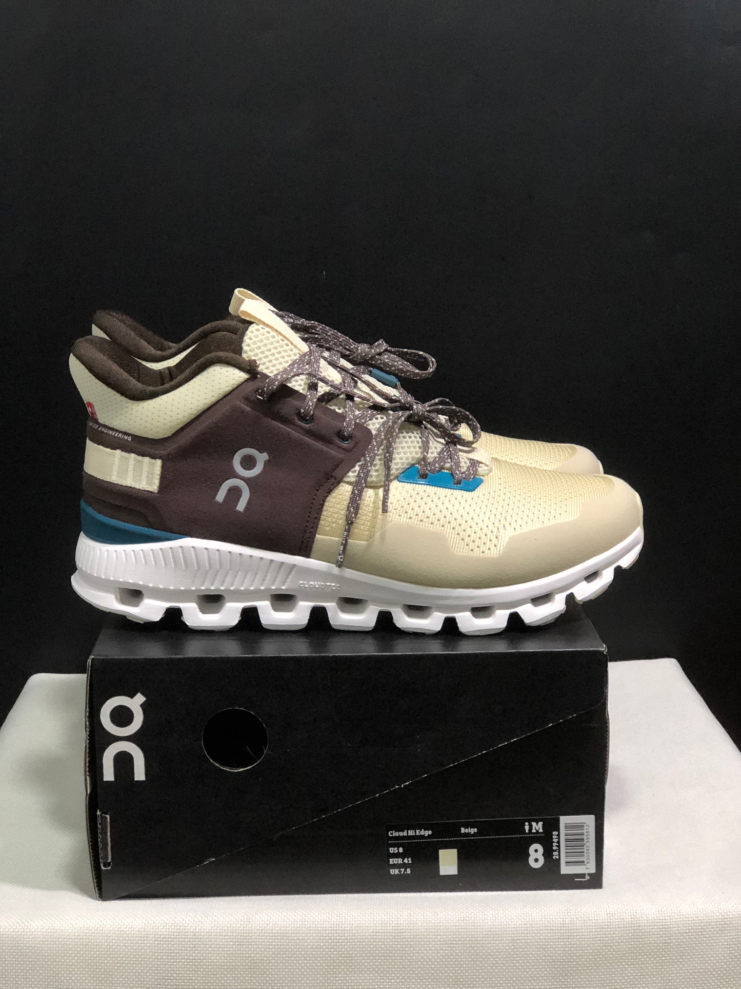 On Running Cloud Hi Edge Outdoor Training Running Shoes Brown/Khaki