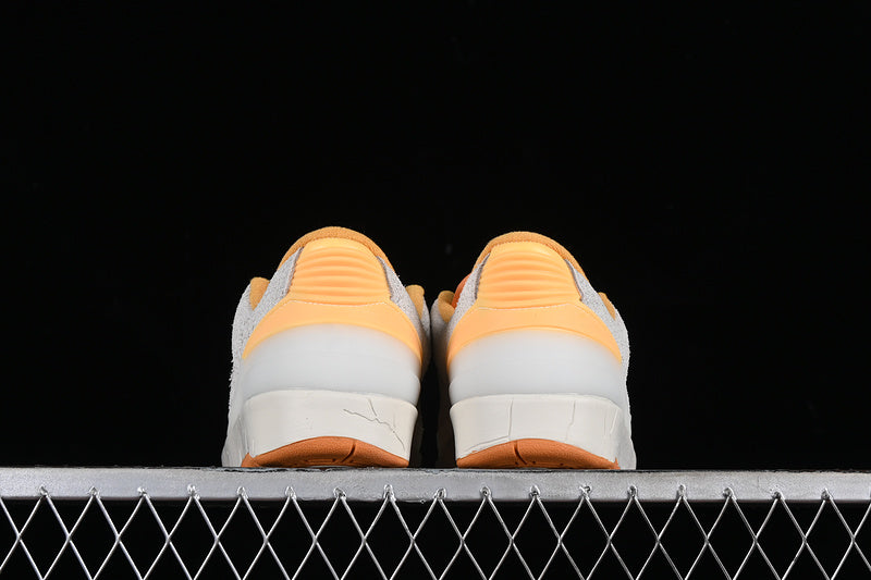 Nike Air Jordan 2 Low Craft Melon Tint Light Curry Cobblestone Muslin Sneakers