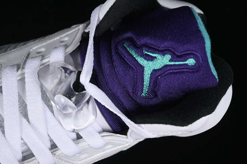 Nike Air Jordan 5 Retro Grape White New Emerald-Grp Sneakers