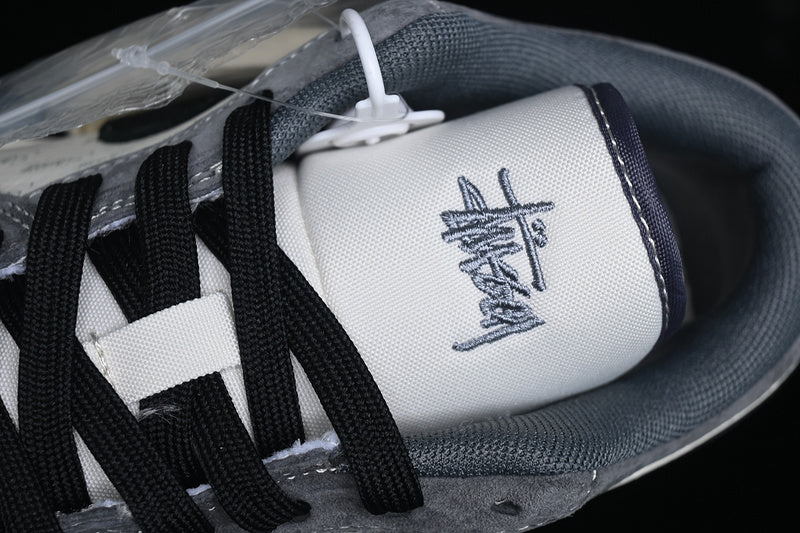 Nike Air Jordan 1 Low Black White Wolf Grey Sneakers