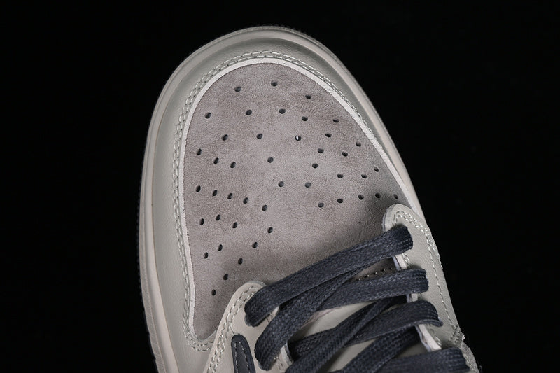 Nike Air Jordan 1 Low OG SP Travis Scott Fragment Design LV Black Grey Sneakers