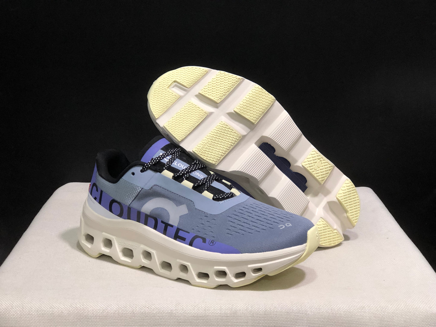 On Running Cloudmonster CNY Shock-Absorbing And Anti-Slip Sports Shoes Year Of The Dragon Special Edition Mist/Blueberry