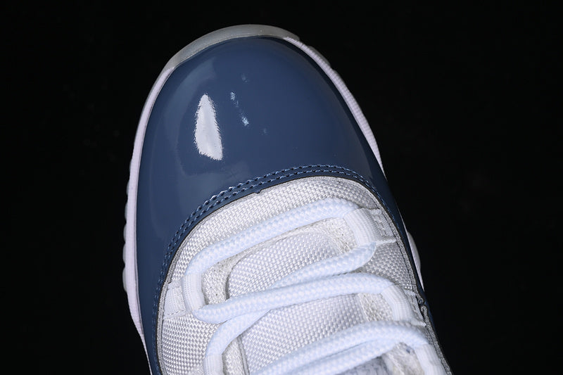 Nike Air Jordan 11 Low Midnight Navy White Sneakers