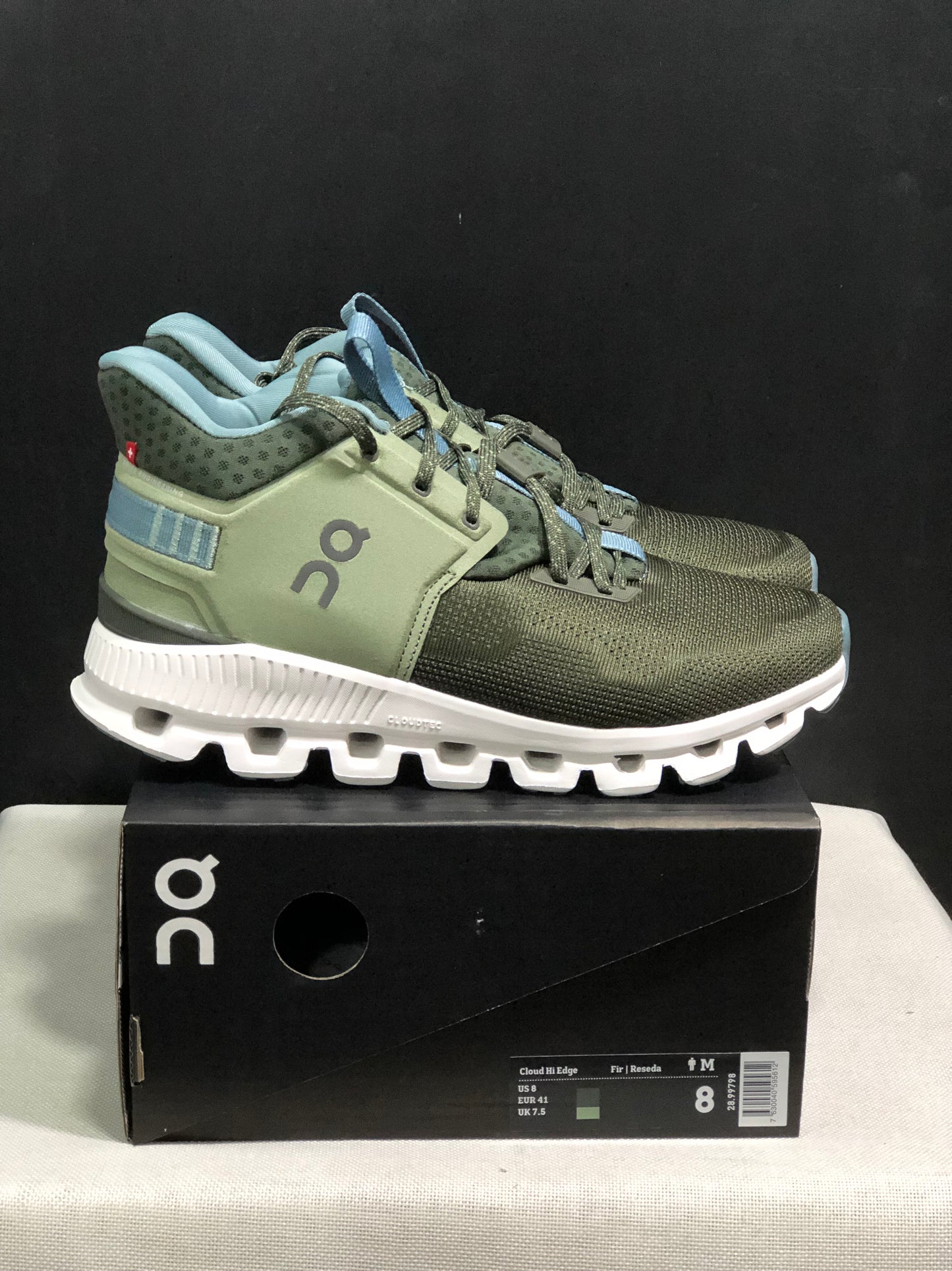 On Running Cloud Hi Edge Outdoor Training Running Shoes Fir/Reseda