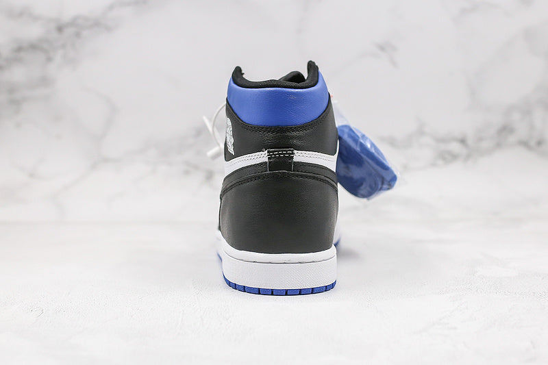 Nike Air Jordan 1 Retro High-Top Royal Toe Gs Black Blue Sneakers