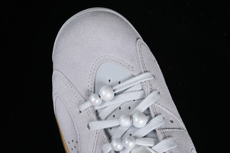 Nike Air Jordan 6 Retro Paris Olympics Pure Platinum Grey White Sneakers