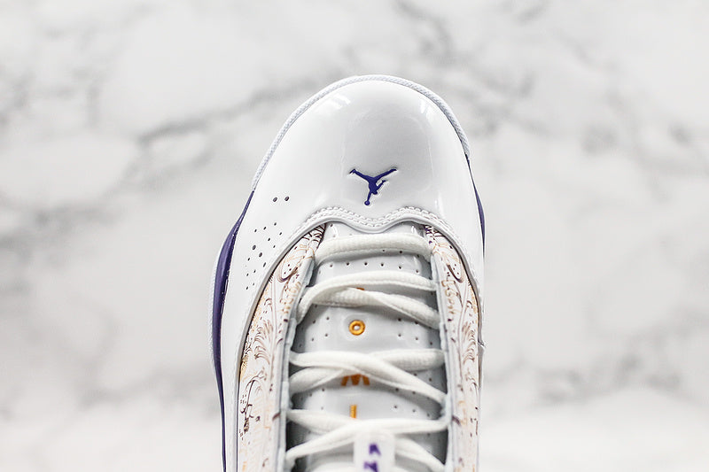 Nike Air Jordan 6 Rings White Purple Sneakers