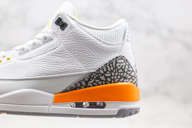 Nike Air Jordan 3 Retro Lakers Laser Orange Sneakers