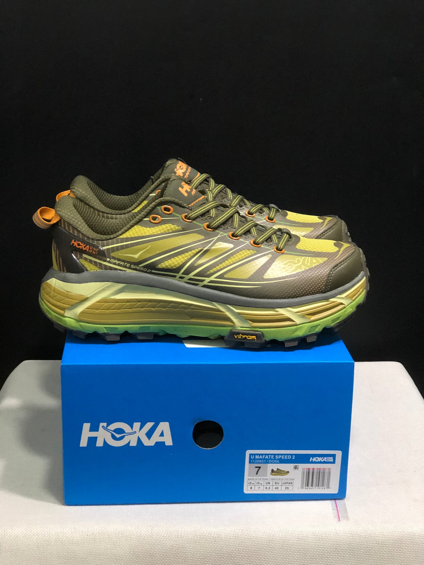 Hoka One One Mafate Speed 2 Mountain Anti-slip Running Shoes Sneakers Brown