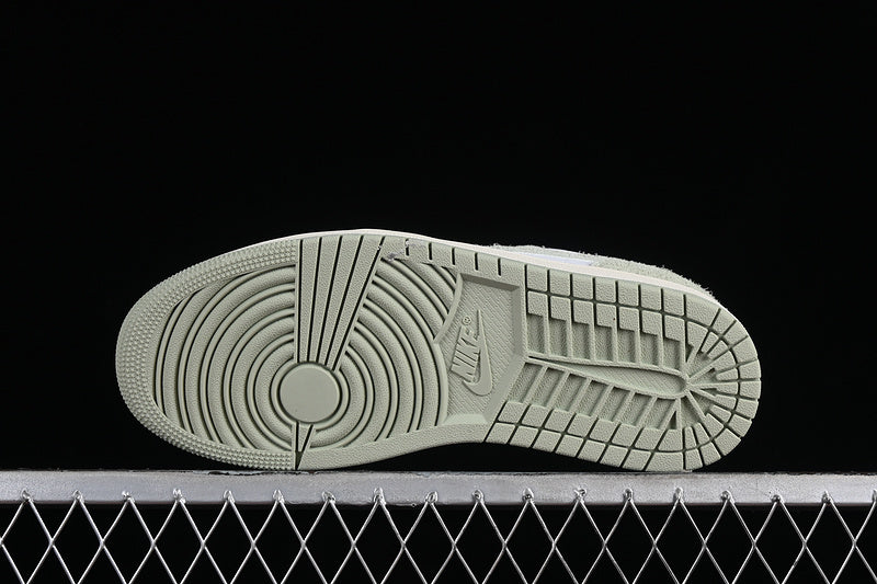 Nike Air Jordan 1 Low White Matcha Green Sneakers