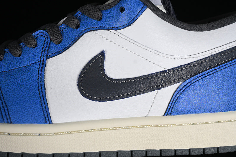 Nike Air Jordan 1 Low Flight Vintage Summit Blue White Sneakers