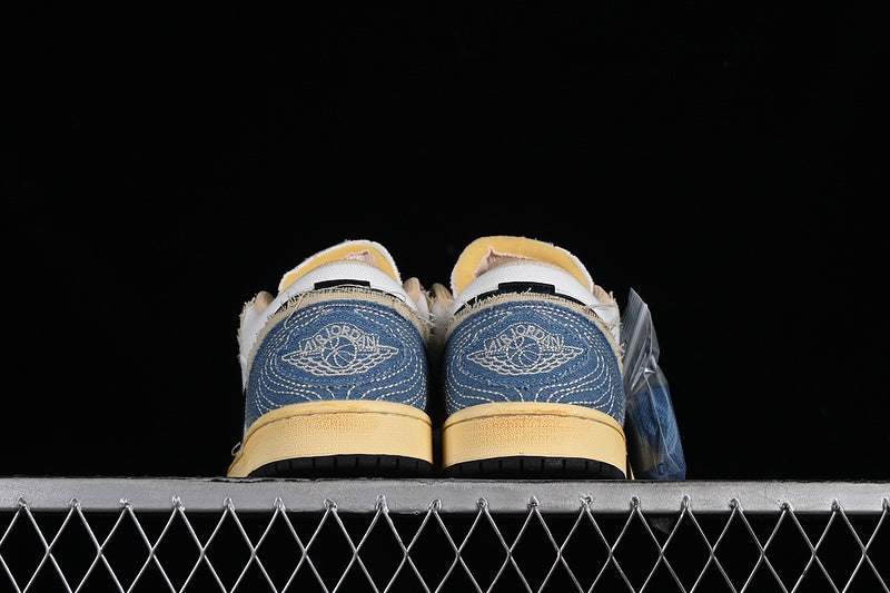Nike Air Jordan 1 Low SE Denim Blue White Sneakers