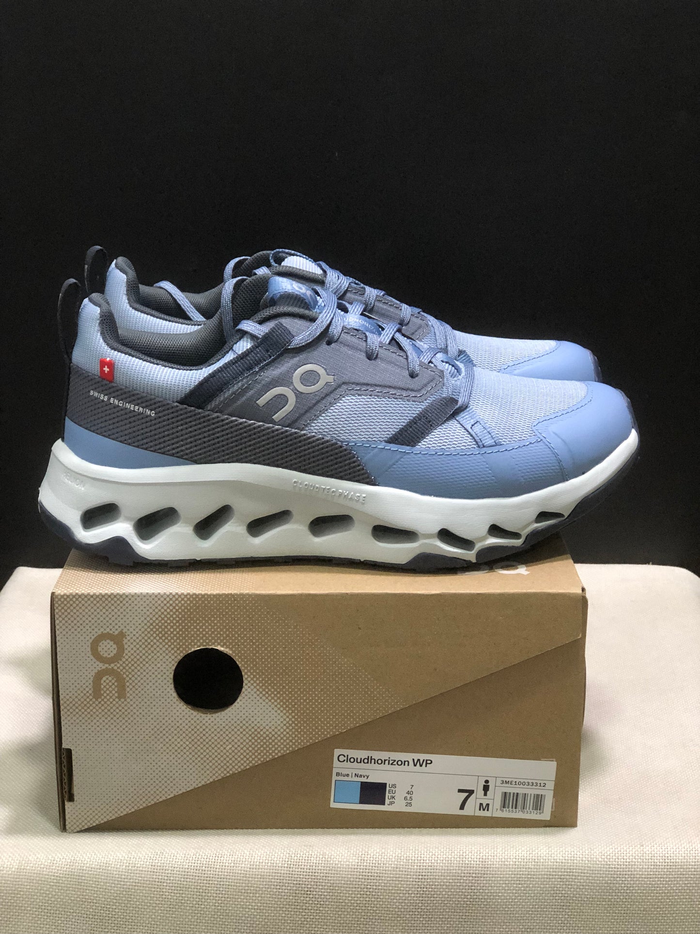 On Running Cloudhorizon Comfortable Hiking Shoes Blue/Navy