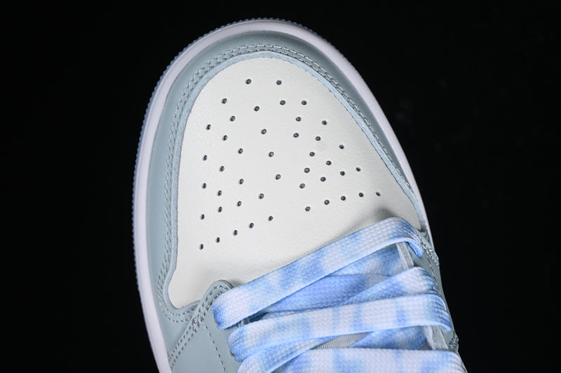 Nike Air Jordan 1 Low Blue Grey White Sneakers