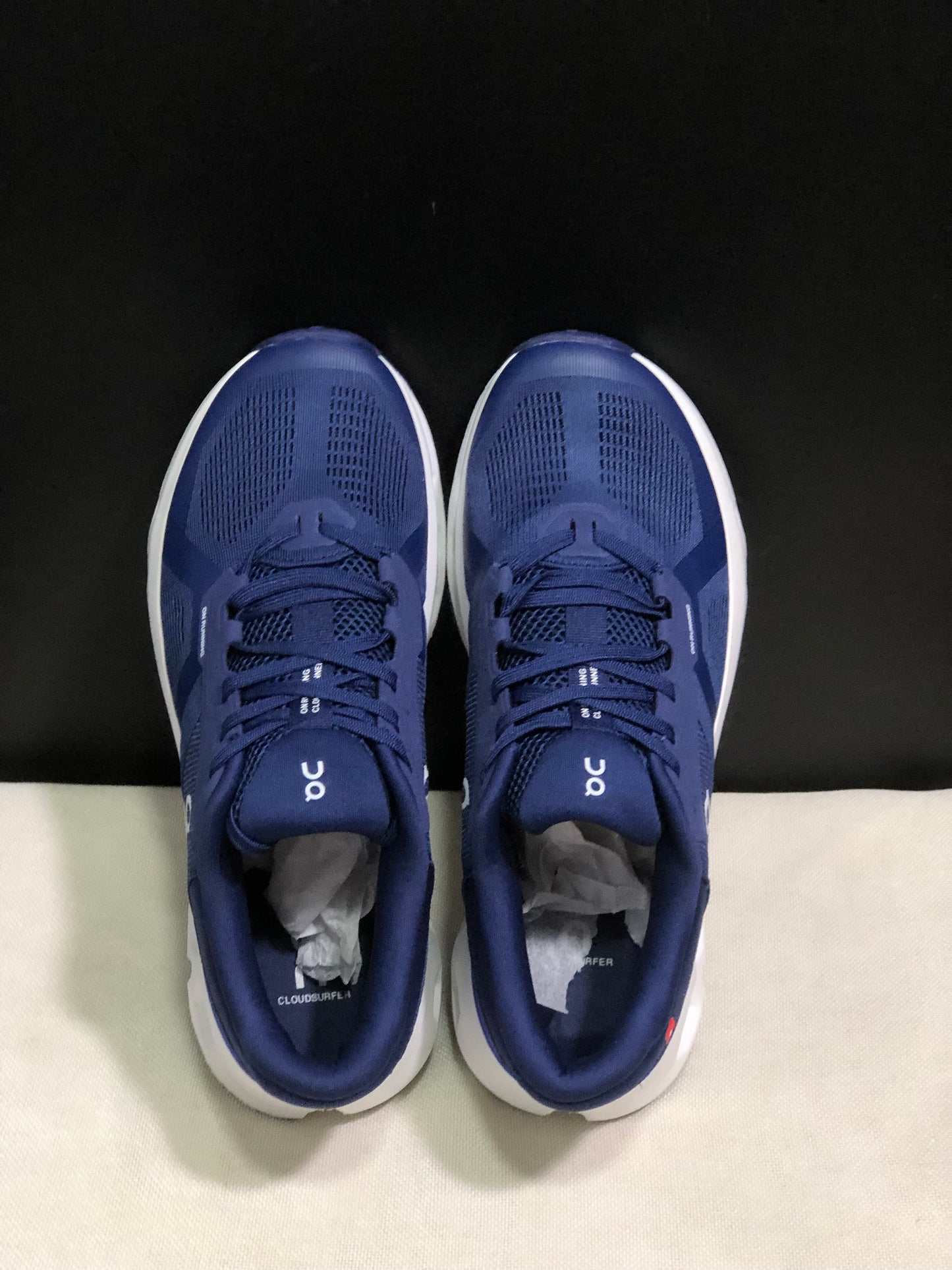 On Running Cloudrunner 2 Mesh Breathable Running Shoes Dark Blue/White