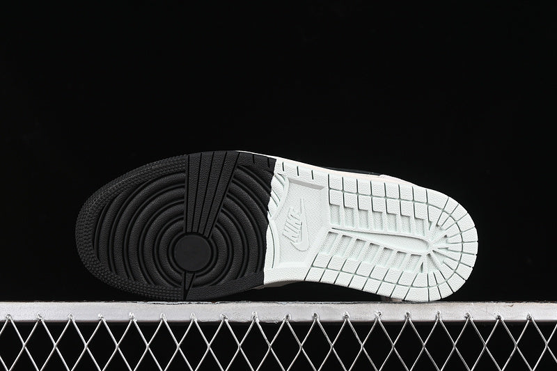 Nike Air Jordan 1 Low Black White Two-Tone Soles White Grey Sneakers