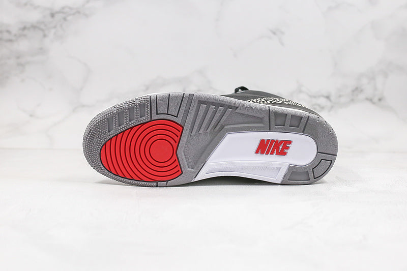 Nike Air Jordan 3 Retro OG Mid Black Cement Sneakers