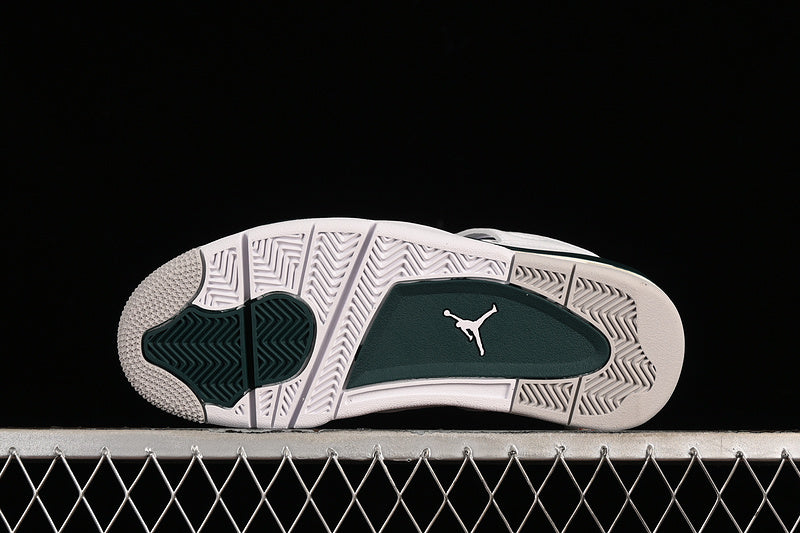 Nike Air Jordan 4 Retro Oxidized Green White Sneakers