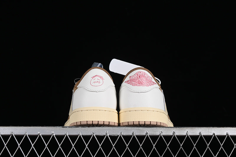 Travis Scott Nike Air Jordan 1 Low OG Brown White Sneakers