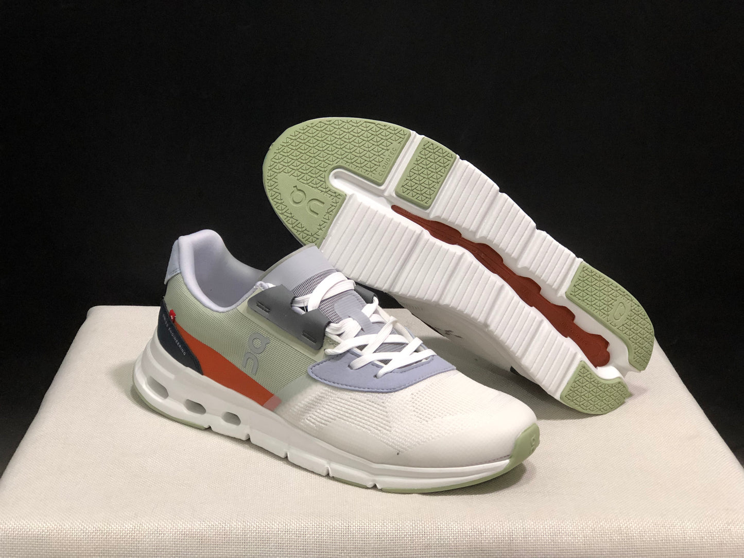 On Running Cloudrift Comfortable And Versatile Sports Casual Shoes Ivory White/Grey