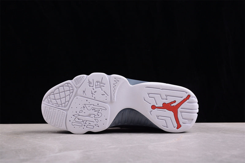 Nike Air Jordan 9 Retro Fire Red White Cool Grey Sneakers