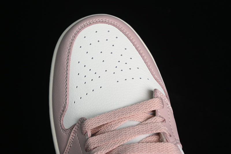Nike Air Jordan 1 Mid Oxford Sail Archaeo Brown White Pink Sneakers
