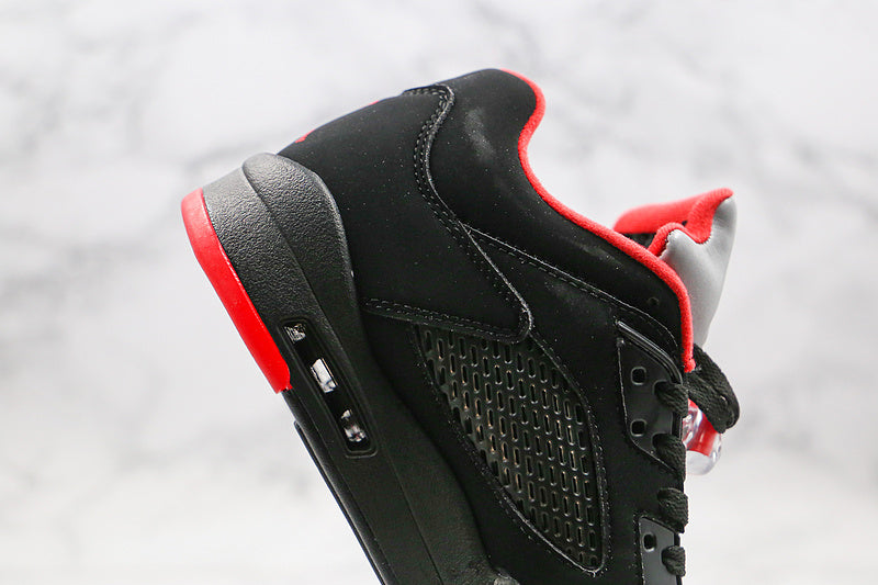 Nike Air Jordan 5 Retro Low Alternate 90 Black Red Sneakers