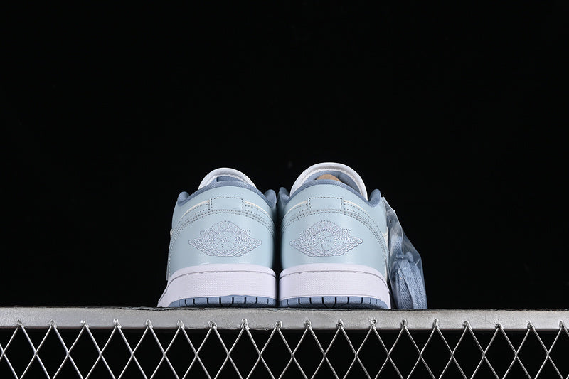 Nike Air Jordan 1 Low Blue Grey White Sneakers