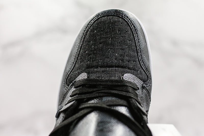 Nike Air Jordan 1 Off-Louis LV Black check Sneakers