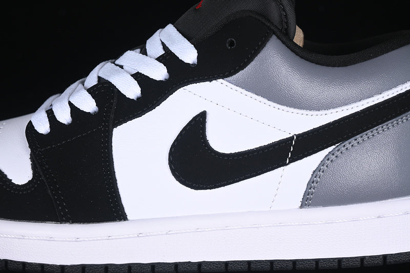 Nike Air Jordan 1 Low Black White Grey Casual Sneakers