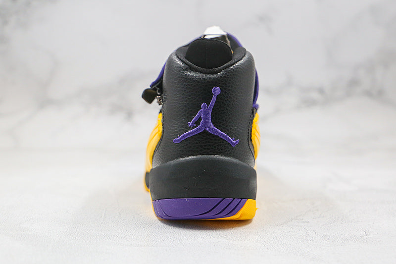 Nike Air Jordan Jumpman Swift Lakers Black Yellow Purple Sneakers