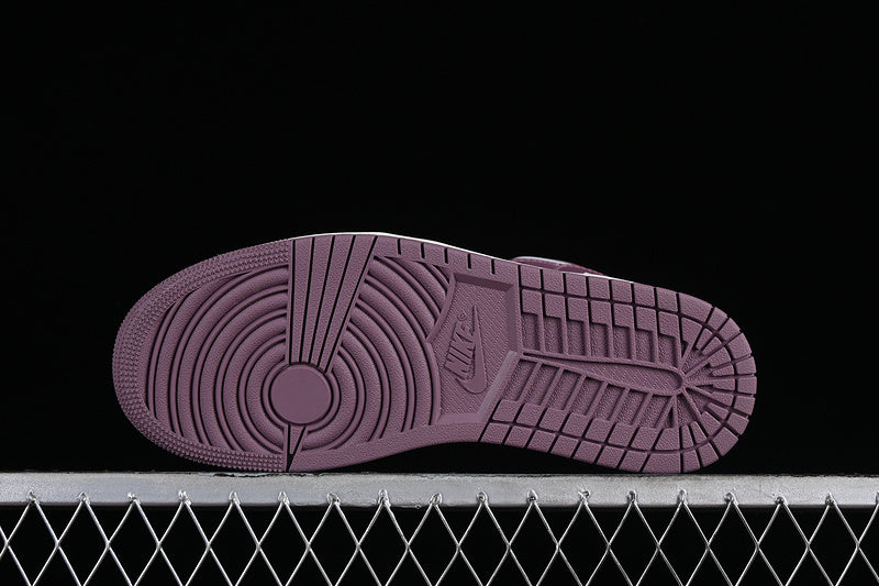 Nike Air Jordan 1 Mid Pure Platinum Sky J Mauve Sail Sneakers