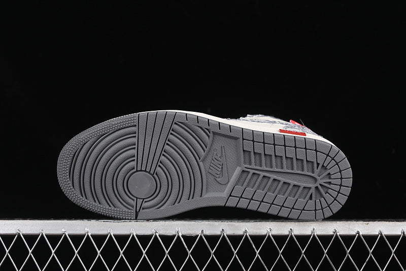 Nike Air Jordan 1 Low DIOR White Grey Sneakers