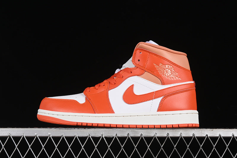 Nike Air Jordan 1 High White Orange Sneakers