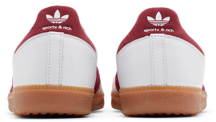 Adidas Samba White Core Burgundy IF5660 Shoes