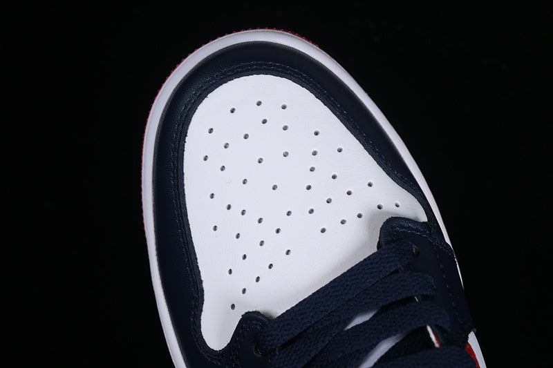 Nike Air Jordan 1 Low Golf USA White Obsidian Varsity Red Sneakers