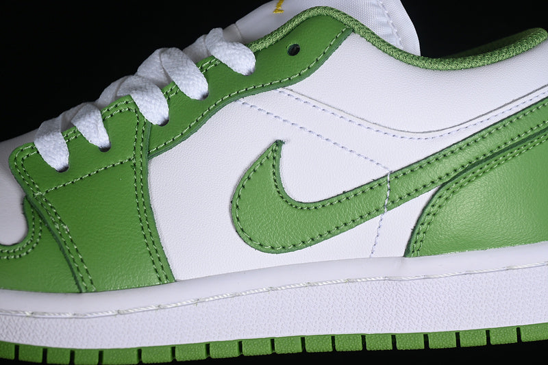 Nike Air Jordan 1 Low White Green Sneakers