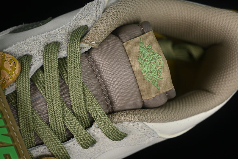 Nike Air Jordan Legacy 312 Low Phantom Alligator Golden Moss Sneakers