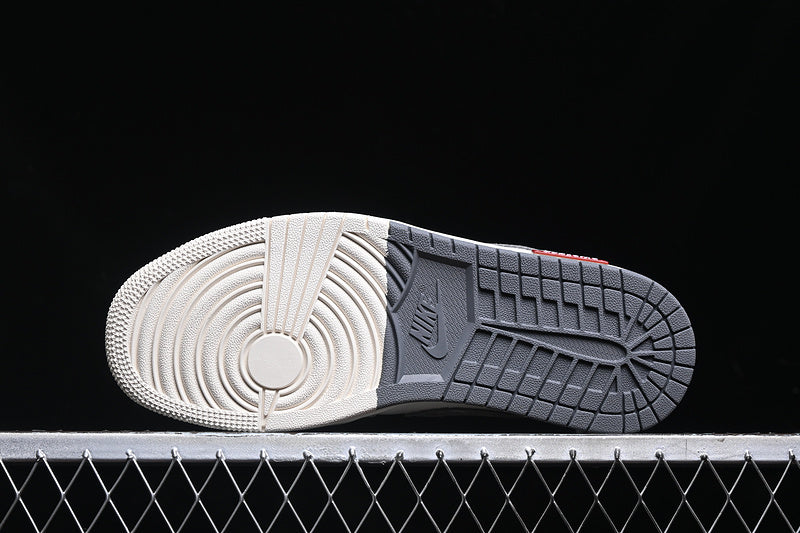 Nike Air Jordan 1 Low Grey White Casual Sneakers