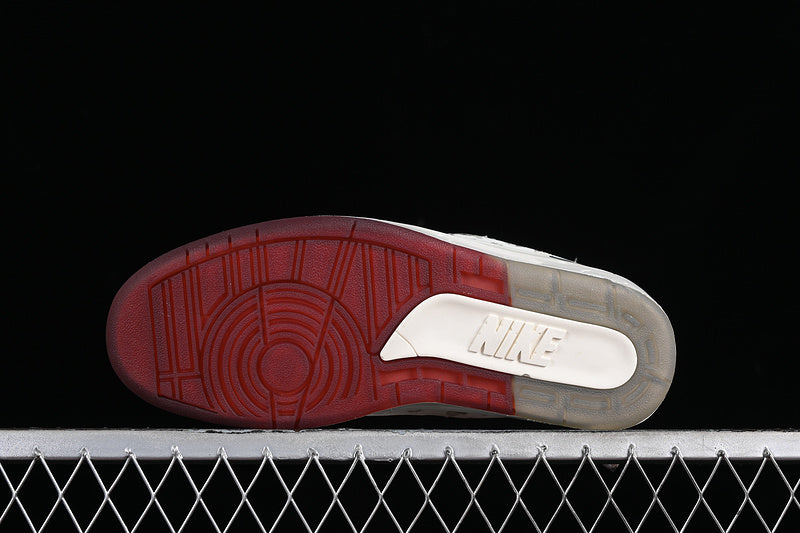 Nike Air Jordan 2 Retro Low Year Of Dragon Sail Cedar Dark Smoke Grey Dark Red Shoe Sole Sneakers
