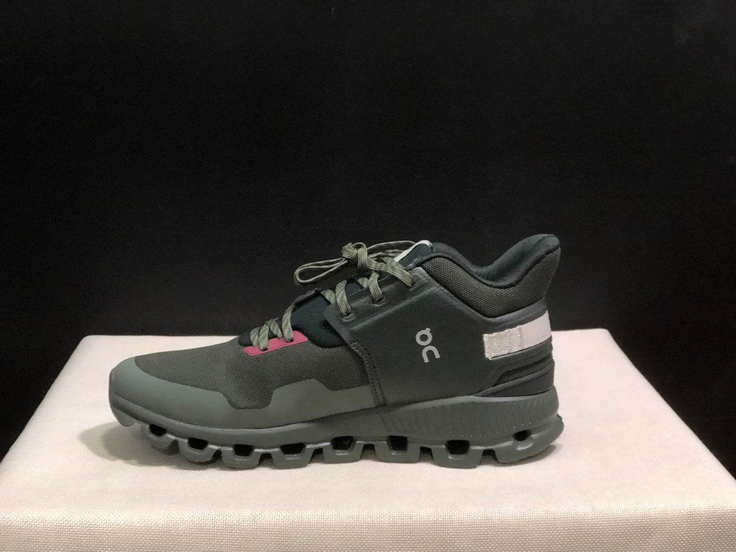 On Running Cloud Hi Edge Outdoor Training Running Shoes Dark Green